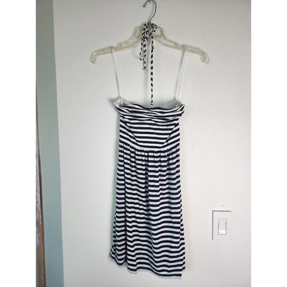 blue dress for baby girl Blue & White Cabana Striped Midi Dress
